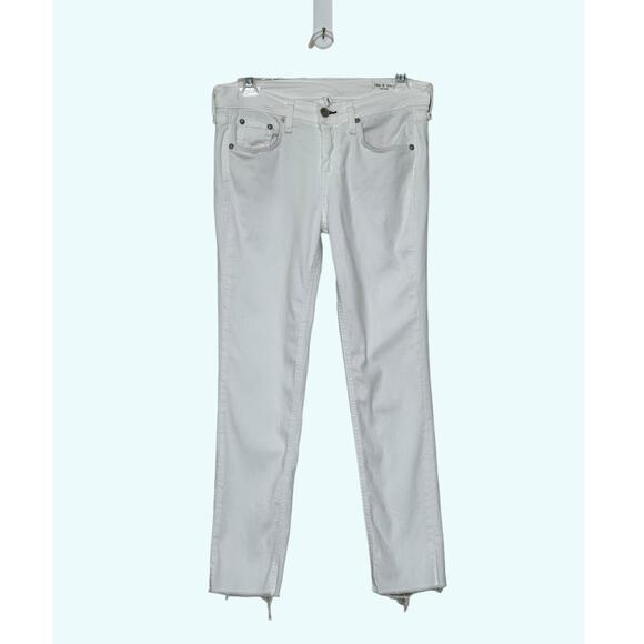Rag & Bone off white Dre capri cropped jeans size 25 - Picture 1 of 9